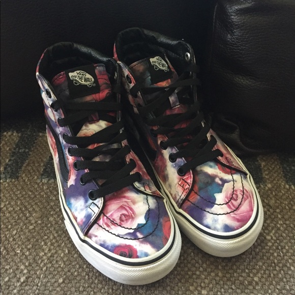 galaxy rose vans